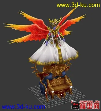 3D打印模型天使王座的图片