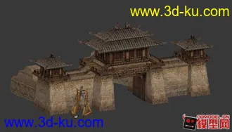 3D打印模型古建筑的图片