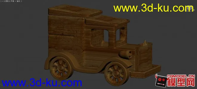 新手做的木头玩具车，请各位大侠指点一下，不要吐槽，谢谢-----模型的图片3