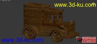 3D打印模型新手做的木头玩具车，请各位大侠指点一下，不要吐槽，谢谢-----的图片