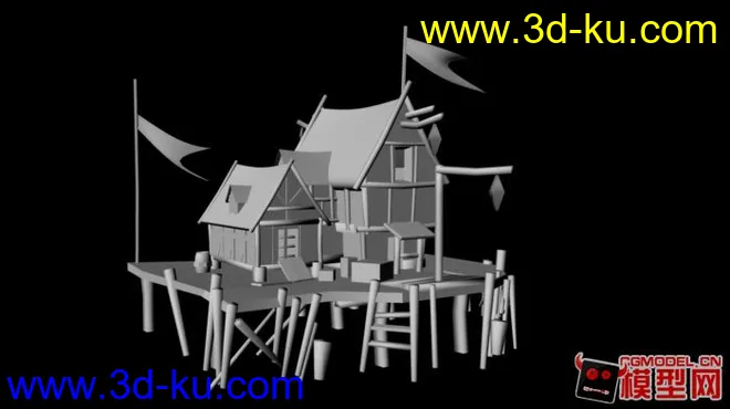 海上小房子模型的图片1