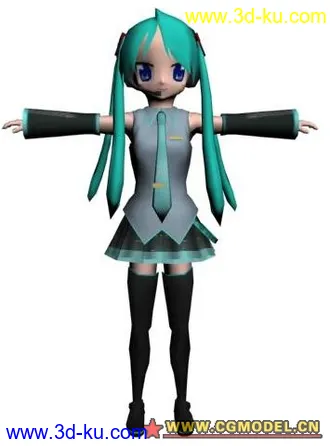 3D打印模型幸咝� 鏡 ( cosplay 初音)的图片