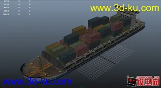 3D打印模型货轮的图片