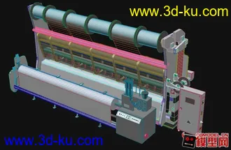 3D打印模型纺织机的图片
