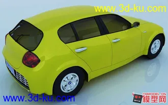 3D打印模型宝马一辆（自己做的山寨货）的图片