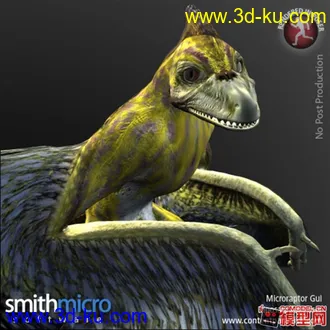 3D打印模型顾氏小盗龙的图片