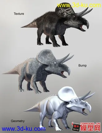 3D打印模型祖尼角龙的图片