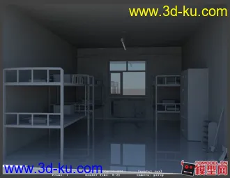 模型下载上学时候做的寝室模型。的图片