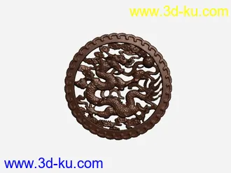 3D打印模型木龙雕的图片