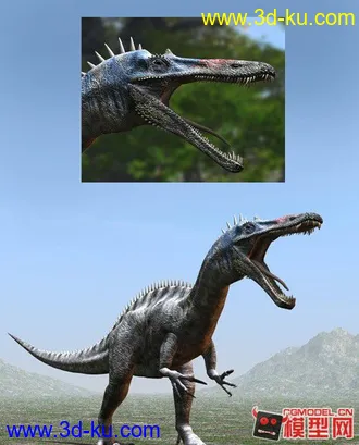 3D打印模型似鳄龙的图片