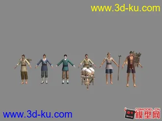 仙剑奇侠传5前传 人物模型的图片