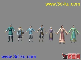 仙剑奇侠传5前传 人物模型的图片
