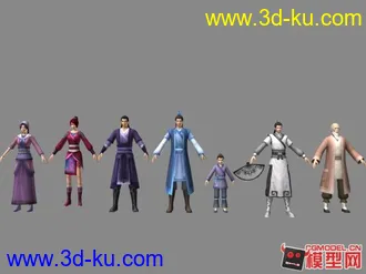 仙剑奇侠传5前传 人物模型的图片