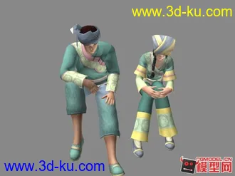 仙剑奇侠传5前传 人物模型的图片