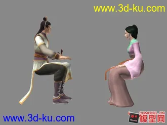 仙剑奇侠传5前传 人物模型的图片