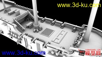 3D打印模型中世纪战舰，黑珍珠无贴图简化版。的图片