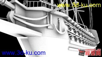 3D打印模型中世纪海军舰船的图片