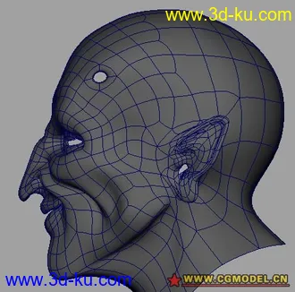 3D打印模型2个超棒布线卡通头的图片