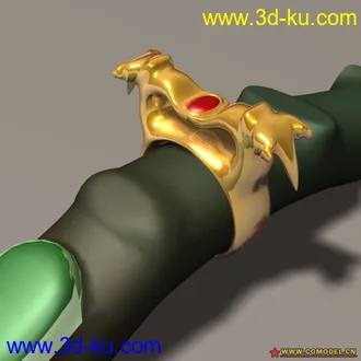 3D打印模型游戏场景道具-魔戒的图片