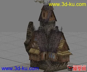 3D打印模型欧式场景   还请同行的多多支持的图片
