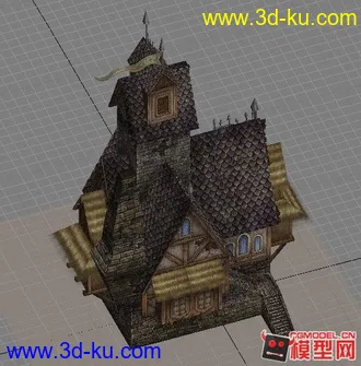 3D打印模型欧式场景   还请同行的多多支持的图片