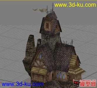 3D打印模型欧式场景   还请同行的多多支持的图片