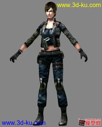 3D打印模型女战士的图片