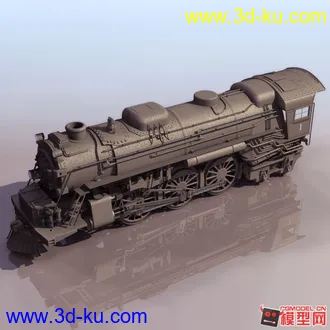 3D打印模型精细。火车头一套的图片