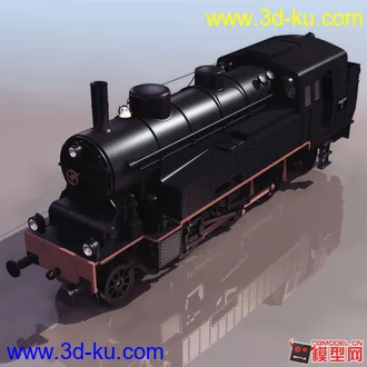 3D打印模型精细。火车头一套的图片