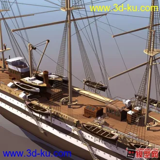 3D打印模型舰船一套的图片