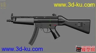 3D打印模型MP5_高模的图片