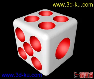 3D打印模型色子的图片