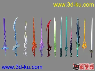 仙剑5前传 武器模型的图片