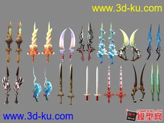 仙剑5前传 武器模型的图片
