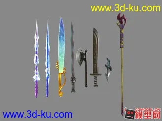 仙剑5前传 武器模型的图片