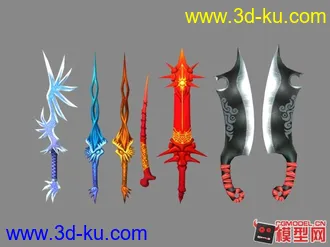 仙剑5前传 武器模型的图片