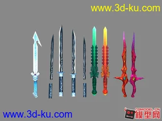 仙剑5前传 武器模型的图片