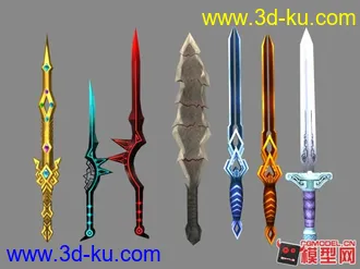 仙剑5前传 武器模型的图片