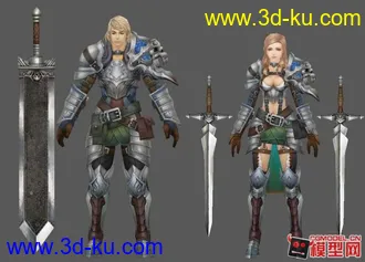 3D打印模型3D_MAX9_登陆角色全套的图片