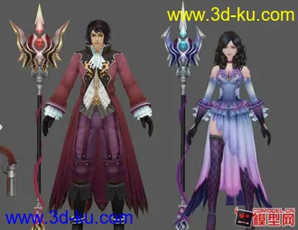 3D打印模型3D_MAX9_登陆角色全套的图片
