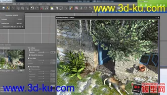 3D打印模型野外小狗小场景。。。分享的图片