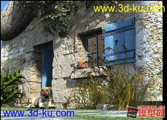 3D打印模型野外小狗小场景。。。分享的图片