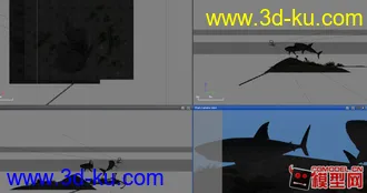 3D打印模型海底鲨鱼场景--分享的图片