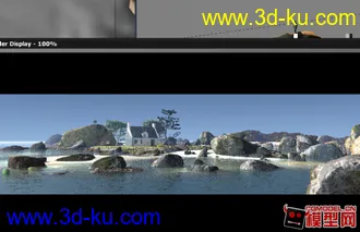 3D打印模型分享--海滩小场景的图片
