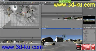 3D打印模型分享--海滩小场景的图片