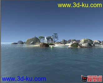 3D打印模型分享--海滩小场景的图片