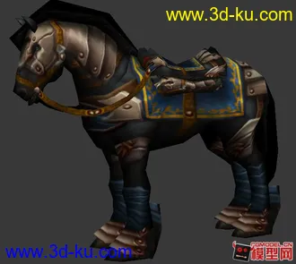 3D打印模型战马的图片