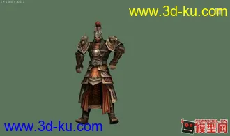 赤壁男武将角色模型带动作下载的图片