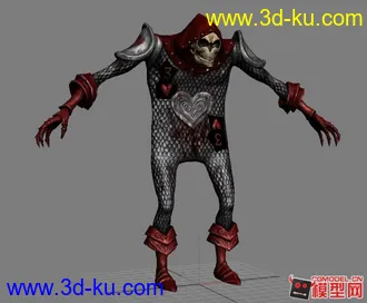 《爱丽丝2：疯狂回归》纸牌将军模型的图片