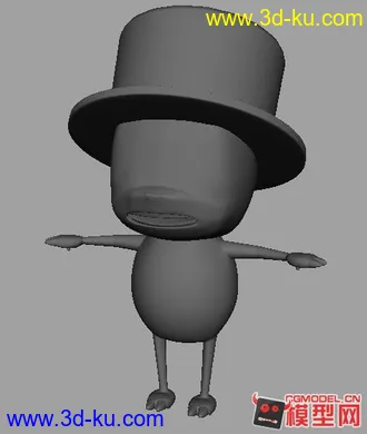 3D打印模型没有眼睛的乔巴的图片